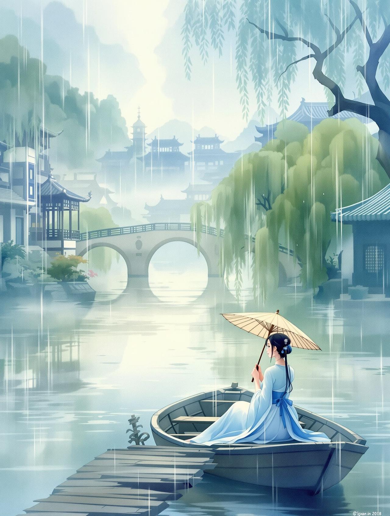 韩国漫画 - 江南烟雨 韩国漫画 - 江南烟雨:江南好,风景旧曾谙