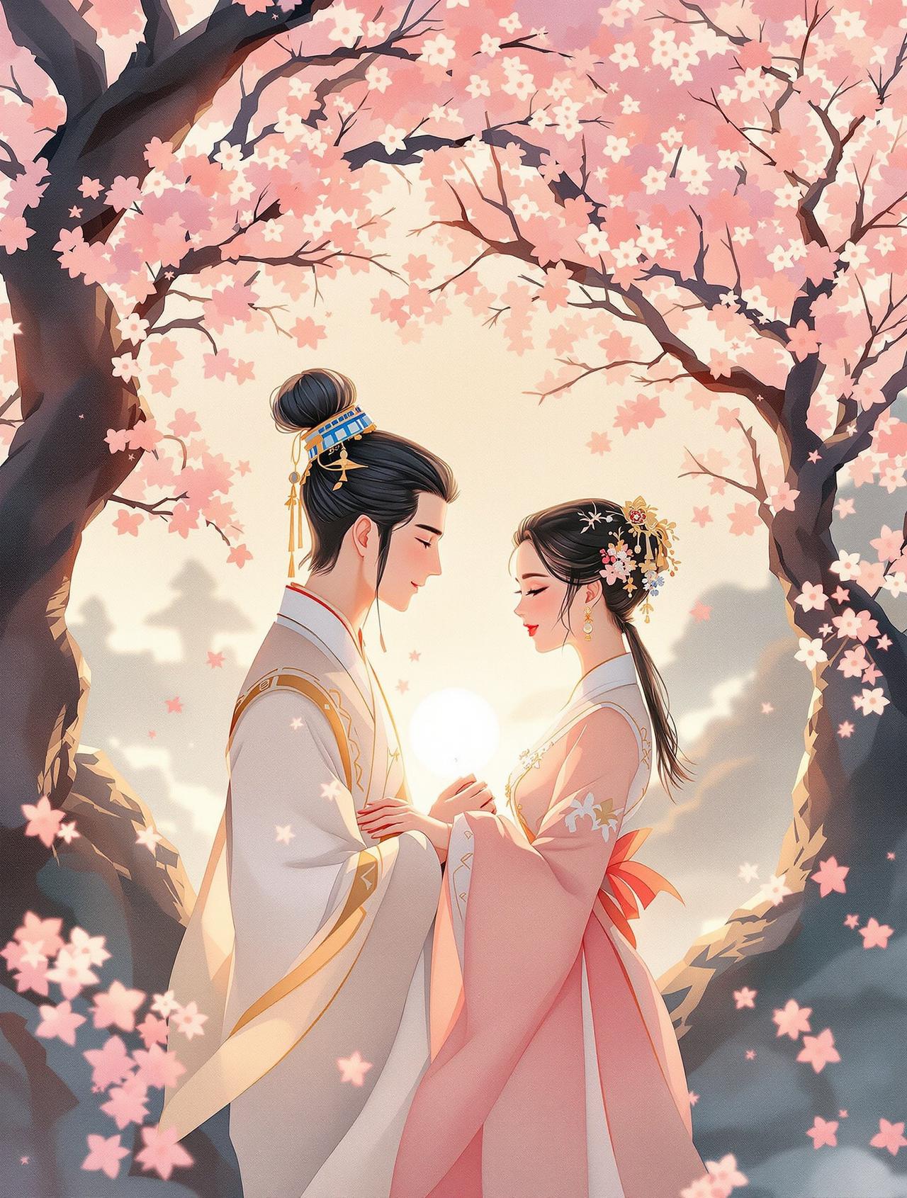 韩国漫画 - 桃花诺 韩国漫画 - 桃花诺:十里桃花,只为一人盛开